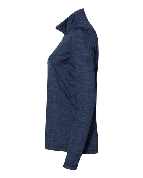 Women's Lightweight Mélange Quarter-Zip Pullover | USA Decoration
