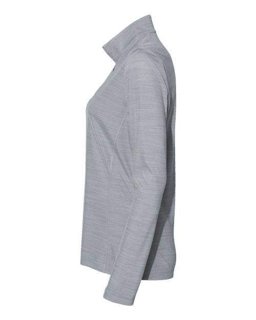 Women's Lightweight Mélange Quarter-Zip Pullover | USA Decoration
