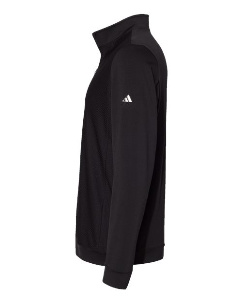 Performance Textured Quarter-Zip Pullover | USA Decoration