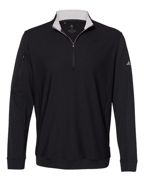 Performance Textured Quarter-Zip Pullover | USA Decoration