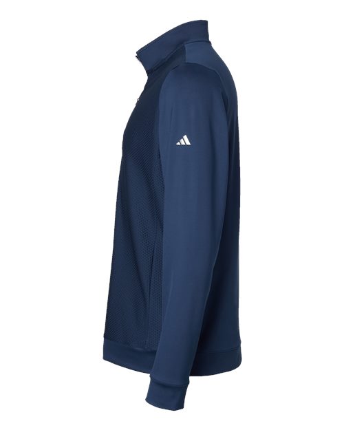 Performance Textured Quarter-Zip Pullover | USA Decoration