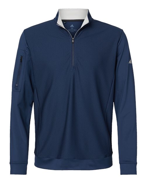 Performance Textured Quarter-Zip Pullover | USA Decoration