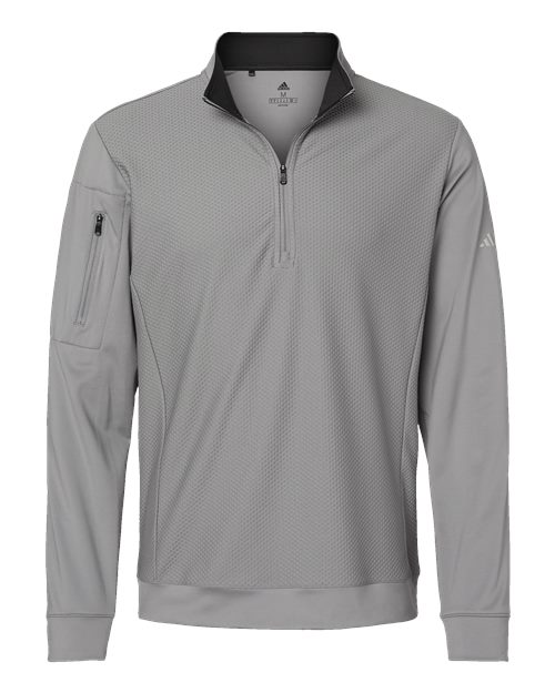 Performance Textured Quarter-Zip Pullover | USA Decoration