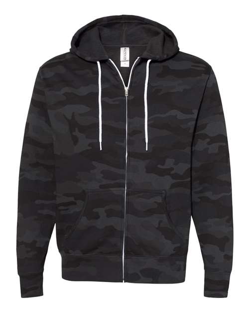 Lightweight Full-Zip Hooded Sweatshirt | USA Decoration