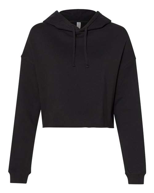 Women’s Lightweight Crop Hooded Sweatshirt | USA Decoration