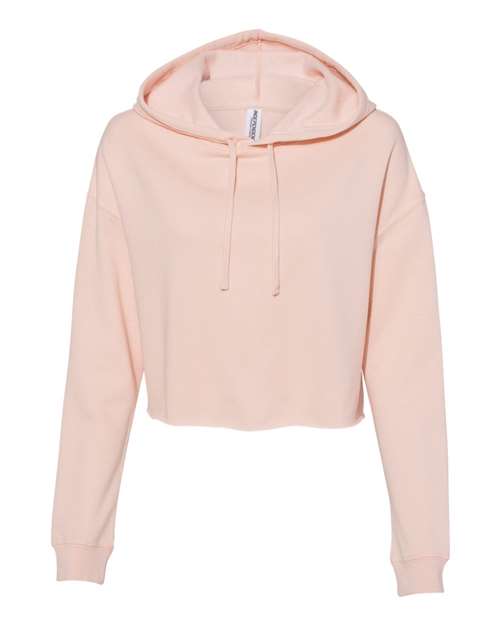 Women’s Lightweight Crop Hooded Sweatshirt | USA Decoration