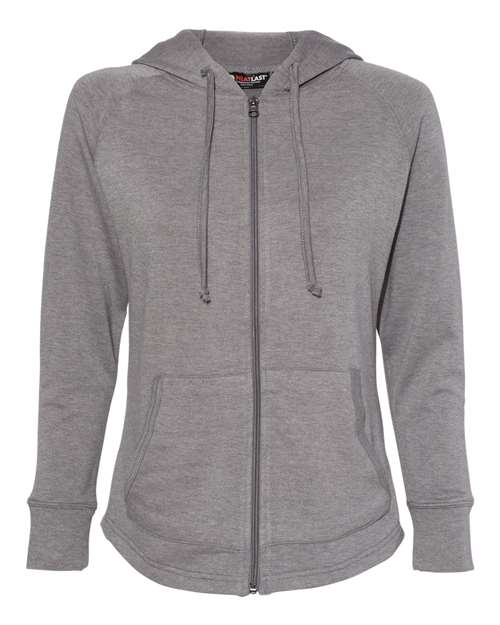 Women’s HeatLast™ Fleece Faux Cashmere Full-Zip Hooded Sweatshirt | USA Decoration