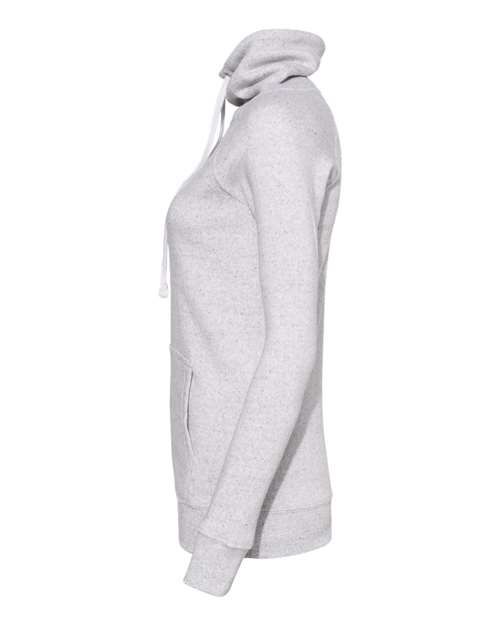Women’s Space-Dyed Cowl Neck Sweatshirt | USA Decoration