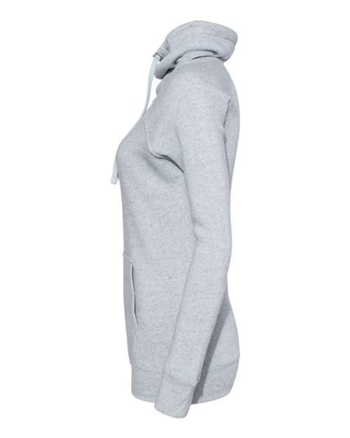 Women’s Space-Dyed Cowl Neck Sweatshirt | USA Decoration