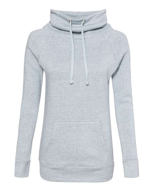 Women’s Space-Dyed Cowl Neck Sweatshirt | USA Decoration