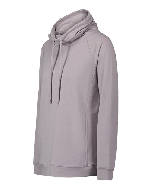 Women’s HeatLast™ Fleece Faux Cashmere Funnel Neck Sweatshirt | USA Decoration