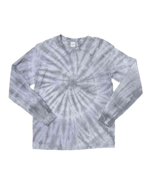 Cyclone Pinwheel Tie-Dyed Long Sleeve T-Shirt | USA Decoration