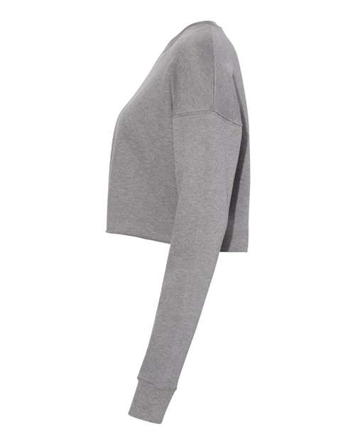 Women's Crop Crew Fleece | USA Decoration