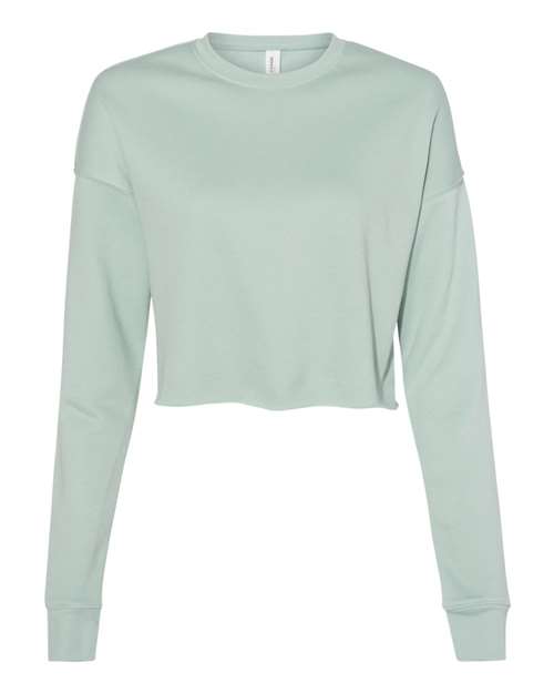 Women's Crop Crew Fleece | USA Decoration