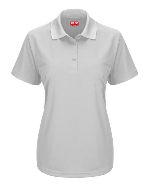 Women's Short Sleeve Performance Knit Pocketless Core Polo | USA Decoration