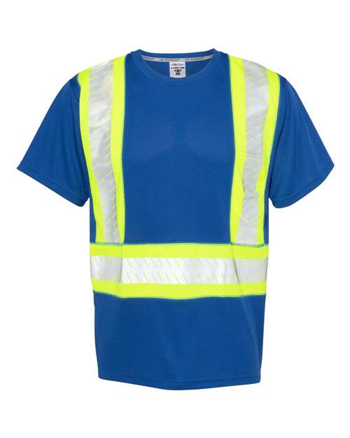EV Series® Enhanced Visibility Contrast Pocket T-Shirt | USA Decoration