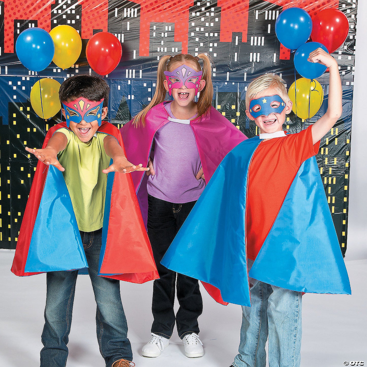 8" - 8 3/4" Color Your Own Paper Superhero Masks - 12 Pc. | USA Decoration®