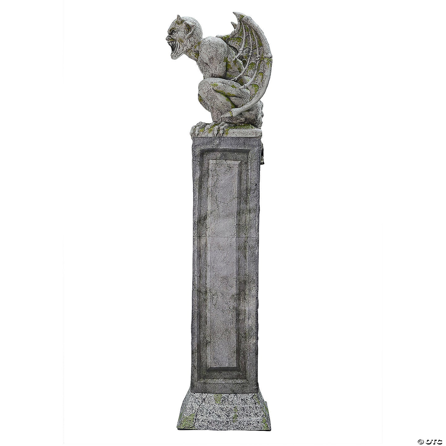 8 Ft. Animated Oversized Gargoyle Pillar Halloween Decoration | USA Decoration®