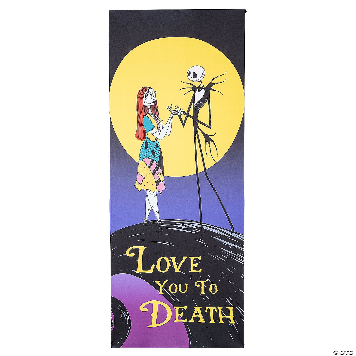80" The Nightmare Before Christmas™ Love You to Death Halloween Door Decoration | USA Decoration®