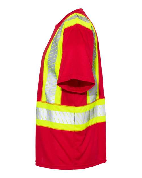 EV Series® Enhanced Visibility Contrast Pocket T-Shirt | USA Decoration