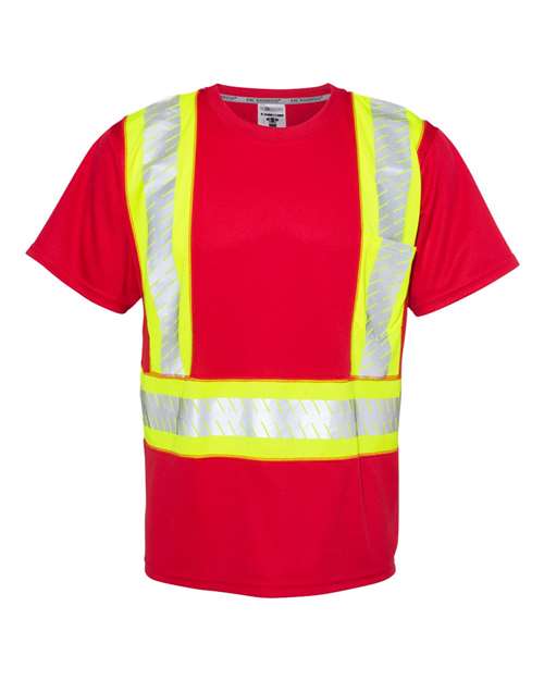 EV Series® Enhanced Visibility Contrast Pocket T-Shirt | USA Decoration