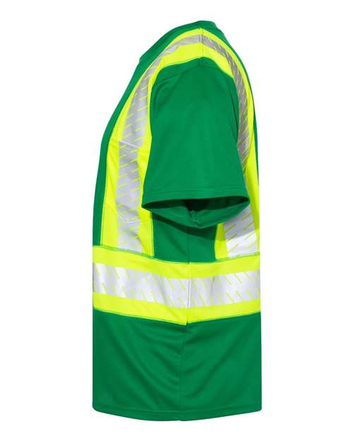 EV Series® Enhanced Visibility Contrast Pocket T-Shirt | USA Decoration
