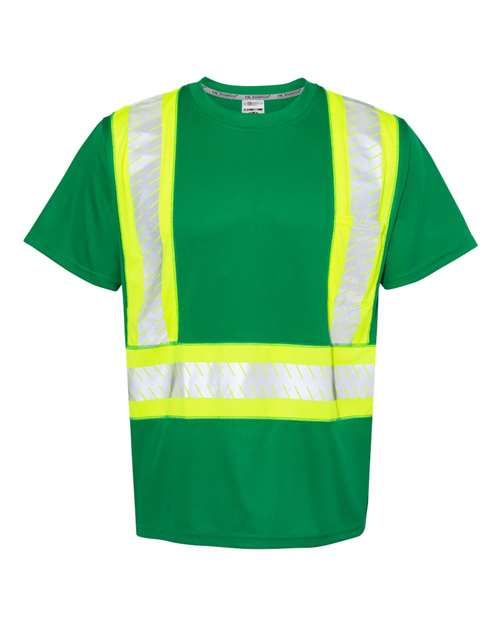 EV Series® Enhanced Visibility Contrast Pocket T-Shirt | USA Decoration