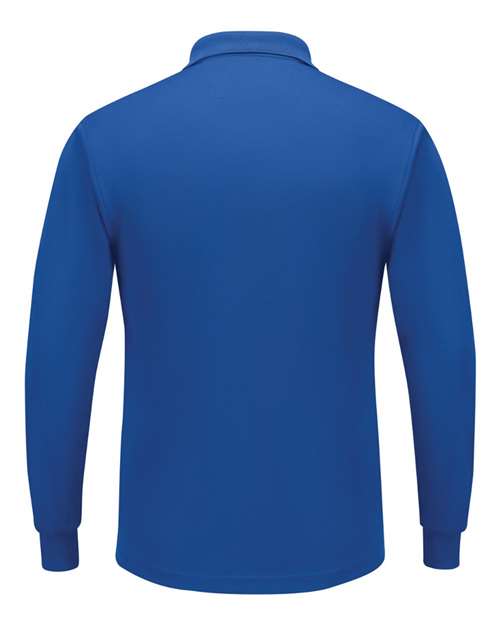 Long Sleeve Performance Knit Polo | USA Decoration