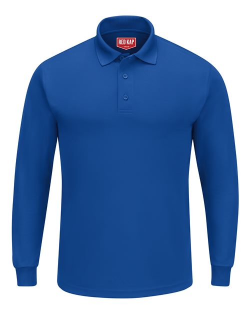 Long Sleeve Performance Knit Polo | USA Decoration