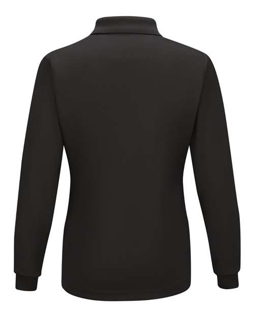 Women's Long Sleeve Performance Knit Polo | USA Decoration