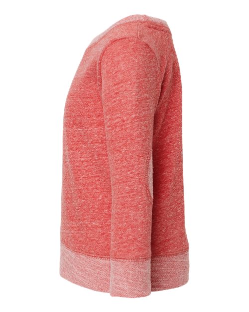 Toddler Harborside Mélange French Terry Crew | USA Decoration