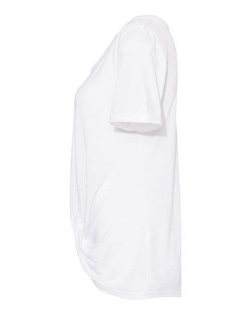 Women's Twisted Short Sleeve T-Shirt | USA Decoration