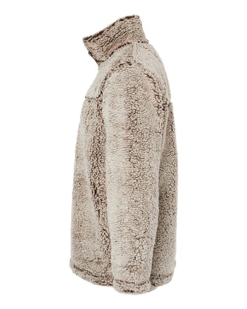 Sherpa Fleece Quarter-Zip Pullover | USA Decoration