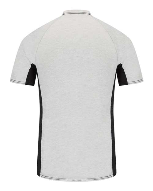 Short Sleeve Tee FR Two-Tone Base Layer with Concealed Chest Pocket- EXCEL FR | USA Decoration