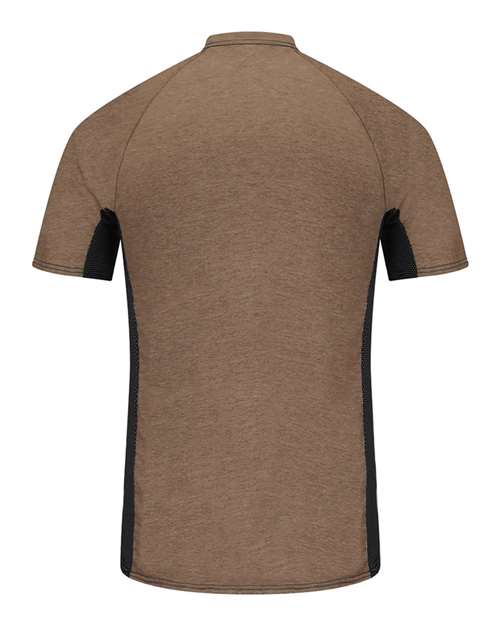 Short Sleeve Tee FR Two-Tone Base Layer with Concealed Chest Pocket- EXCEL FR | USA Decoration