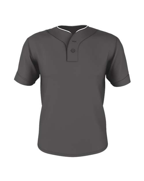 Two Button Mesh Baseball Jersey With Piping | USA Decoration