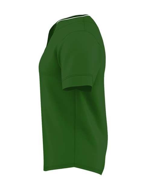 Youth Two Button Mesh Baseball Jersey with Piping | USA Decoration
