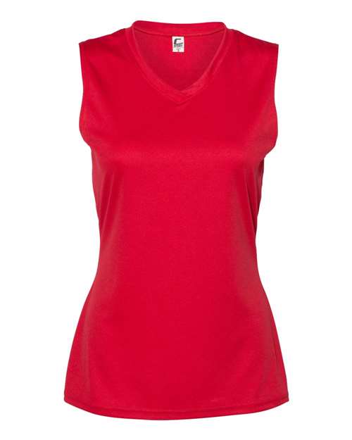 Women's Sleeveless V-Neck T-Shirt | USA Decoration