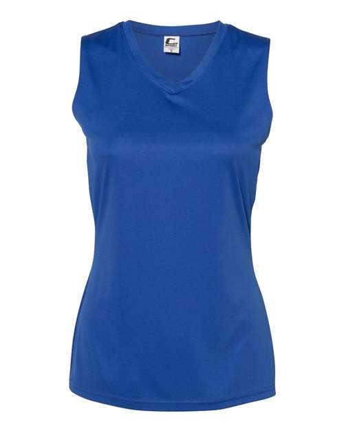 Women's Sleeveless V-Neck T-Shirt | USA Decoration