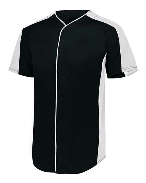 Youth Full Button Baseball Jersey | USA Decoration