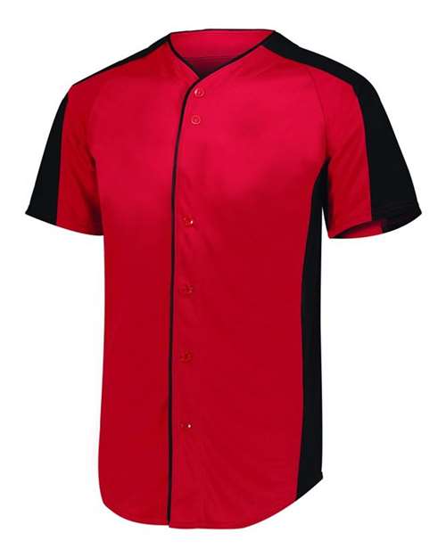 Youth Full Button Baseball Jersey | USA Decoration