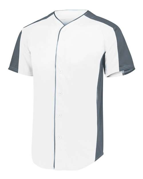 Youth Full Button Baseball Jersey | USA Decoration