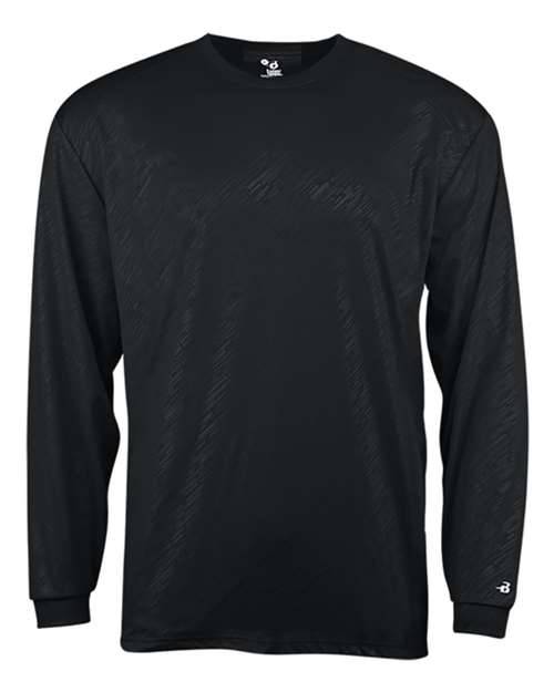 Youth Line Embossed Long Sleeve T-Shirt | USA Decoration