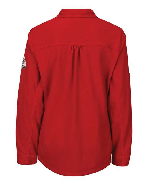 iQ Series® Women's Long Sleeve Polo with 4-Button Placket | USA Decoration