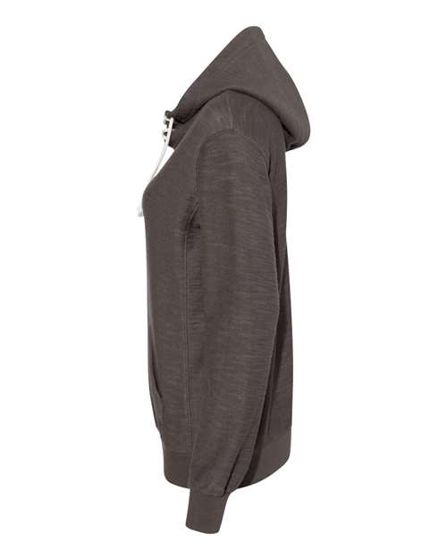 Women’s French Terry Sport Lace Scuba Hooded Pullover | USA Decoration