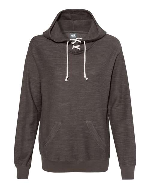 Women’s French Terry Sport Lace Scuba Hooded Pullover | USA Decoration