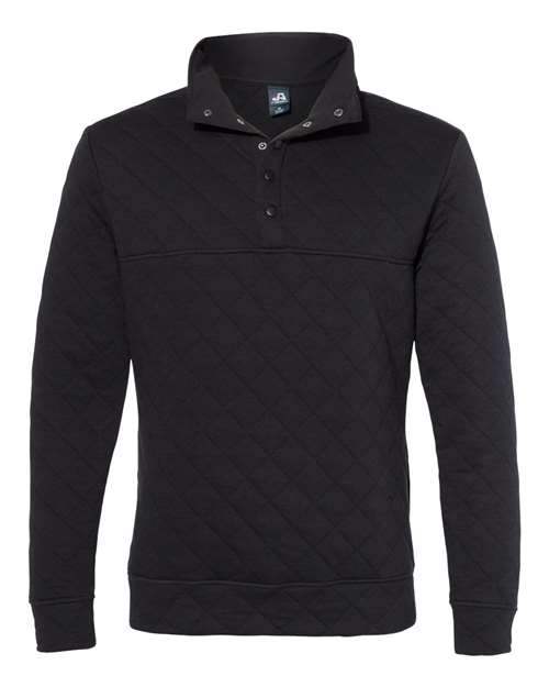Quilted Snap Pullover | USA Decoration