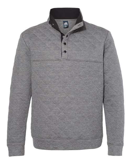 Quilted Snap Pullover | USA Decoration