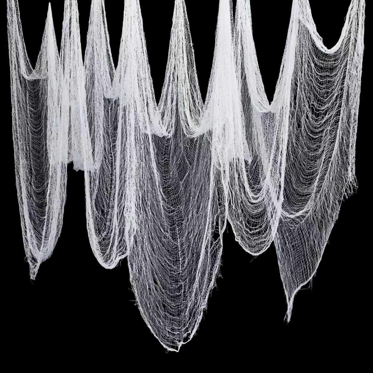 Halloween Gauze Creepy Cloth 48x240in White
| USA Decoration®