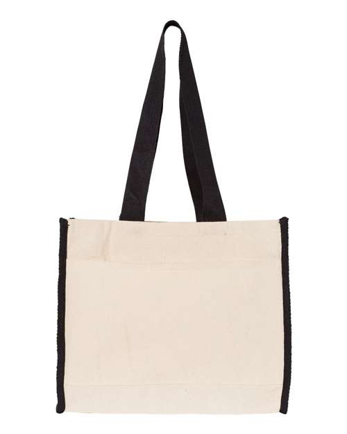 14L Tote with Contrast-Color Handles | USA Decoration